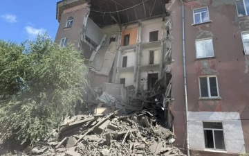 В Саратове возбуждено дело после обрушения подъезда аварийного дома