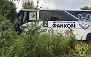 Автобус с кировской футбольной командой "Факел" попал в ДТП в Ивановской области