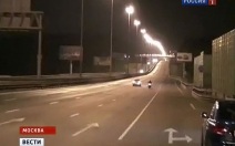 Движение на МКАД после возгорания авто восстановлено