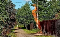 Пожарные рассказали о последствиях покоса триммером газовой трубы