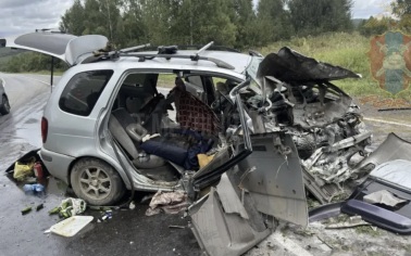 В Кузбассе при столкновении машин пострадали 5 человек, в том числе двое детей