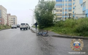 Ребенок на велосипеде пострадал в ДТП в Петропавловске-Камчатском