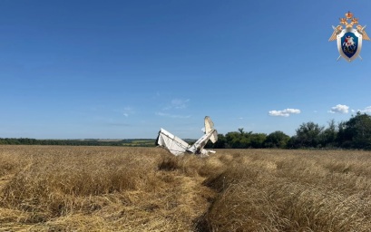 Уголовное дело возбудили после падения легкомоторного самолета под Самарой