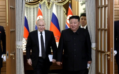 Путин поздравил Ким Чен Ына с годовщиной освобождения КНДР