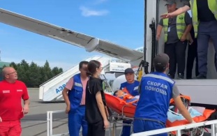 В Нижний Новгород доставлены 4 детей, пострадавших накануне при пожаре в Кызыле