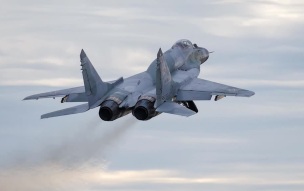 Воздушно-космические силы России сбили самолет МиГ-29 воздушных сил Украины