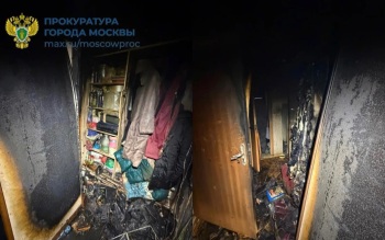 В Москве при пожаре в квартире погибла 95-летняя женщина