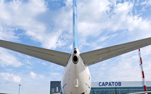 Аэропорт Саратова работает в штатном режиме