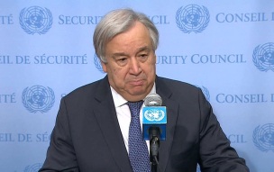 Генсек ООН выразил обеспокоенность ударами по гражданским объектам в РФ