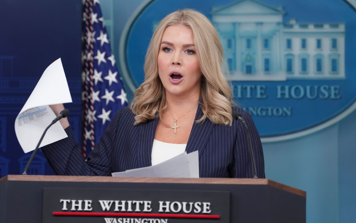 Трамп пошутил, что Ливитт любит своих детей больше, чем его