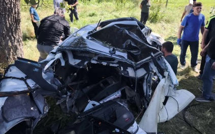 В Ингушетии Mercedes врезался в дерево: двое погибших, двое пострадавших