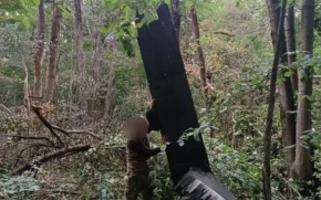 Появилось видео, как бойцы "БАРС Курск" сбили ракету "Фламинго" из пулемета