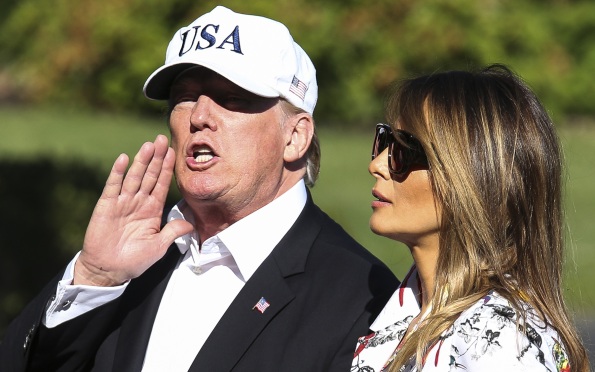 Трамп на лимузине проехал по гоночной трассе в Вашингтоне перед стартом IndyCar
