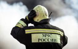 В Подмосковье на пожаре в бане пострадал один человек