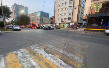 В Дербенте автомобиль наехал на 6-летнего ребенка, переходившего дорогу