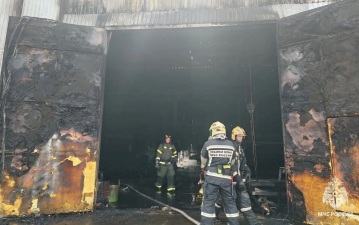 В Нижнем Новгороде пожар вспыхнул в сварочном цехе