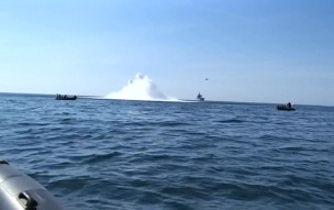 Судно подверглось атаке и затонуло у берегов Румынии