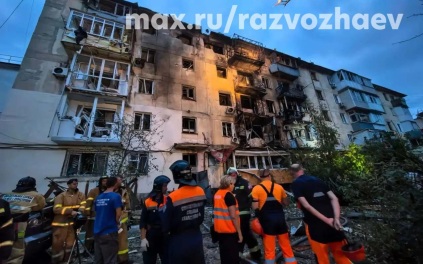 Развожаев: из-за обломков БПЛА горела трава, а не резервуары