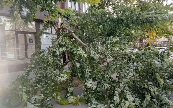В Анапе ликвидируют последствия шторма