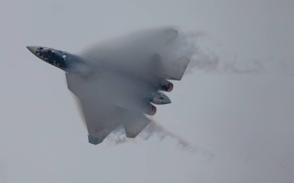 Двигатель Су-57 выдерживает температуру 2000 градусов при уклонении от ракет