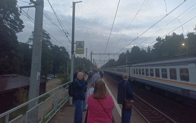 Поезда МЦД-4 в Подмосковье сильно задерживаются
