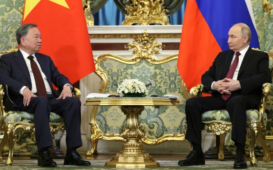 Путин проведет переговоры с президентом Вьетнама в Москве