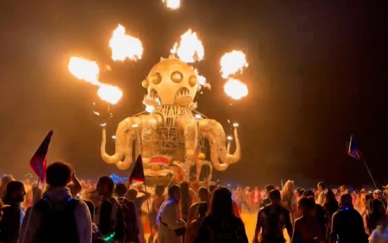 На фестивале Burning Man в Неваде скончался мужчина