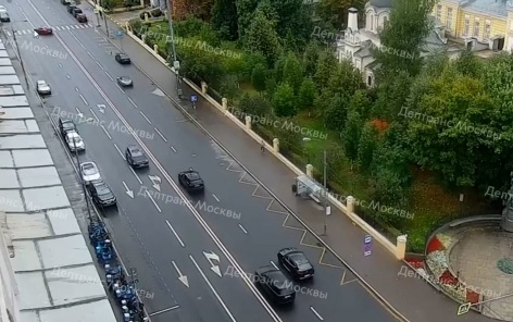 Момент ДТП с Ferrari попал на видео
