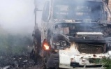 Бортовой грузовик вспыхнул в Башкортостане