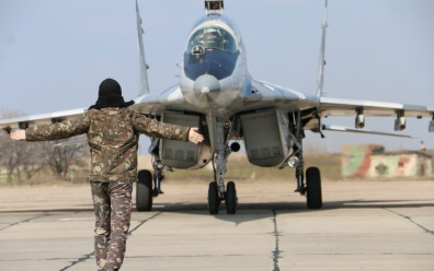 ВС РФ уничтожили истребитель МиГ-29 на аэродроме под Киевом