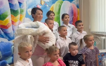 Десятого ребенка родила жительница Крыма
