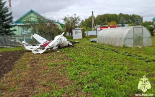Два человека погибли при крушении легкомоторного самолета в Татарстане