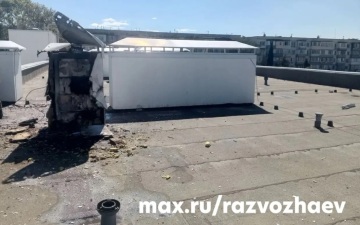 Возгорание на крыше детсада из-за атаки БПЛА в Севастополе ликвидировано
