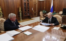 Новгородский губернатор обсудил с президентом показатели области