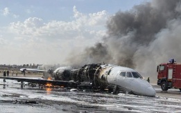 Бизнес-джет турецкого миллиардера загорелся в Ливии