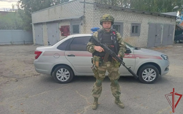 Росгвардеец сбил украинский FPV-дрон в Брянской области