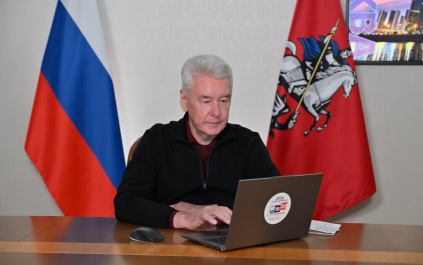 Собянин проголосовал на выборах в Госдуму онлайн