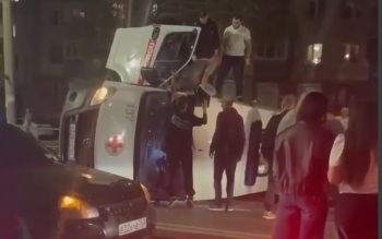 Скорая помощь попала в ДТП в Самаре