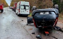 В Нижегородской области авто вылетело в кювет и перевернулось — погиб водитель