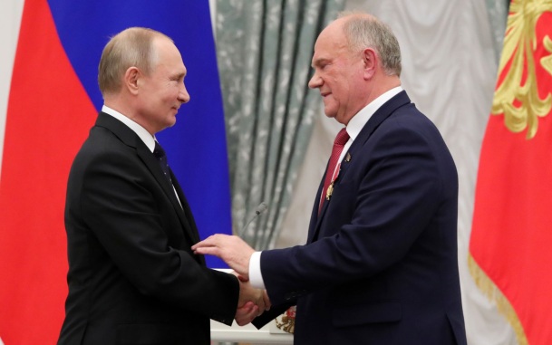 Путин с юмором ответил на совет Зюганова Володину взять "лево руля"