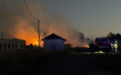 ПВР развернуты после пожара на фабрике в Ярославской области