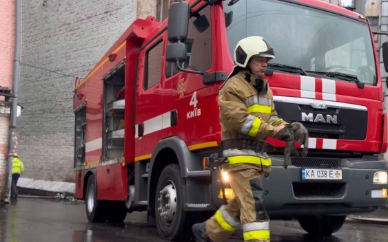 В Киеве загорелась киностудия имени Довженко