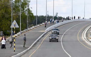В Твери запустили движение по Западному мосту через Волгу