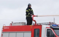Ликвидировано возгорание после падения обломков БПЛА на предприятии на Кубани