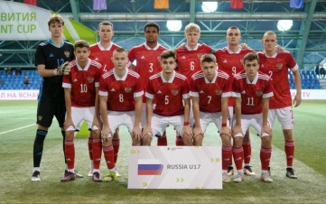 Юношеская сборная России по футболу обыграла Таджикистан со счетом 1:0