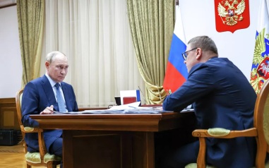 Путин встретился с губернатором Челябинской области Текслером