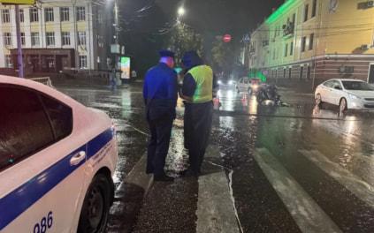 В Калуге водитель мопеда погиб при столкновении с легковой иномаркой