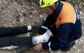 Женщина получила травму в пещерном городе Чуфут-Кале в Крыму, ее эвакуировали