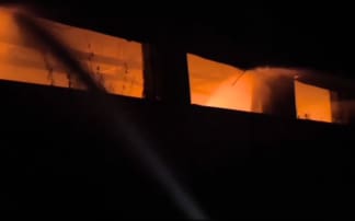 Пожар на складе в Аксае локализовали на площади 9 тысяч квадратных метров