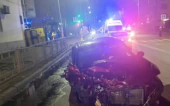 На видео попало смертельное ДТП со скорой помощью в Петрозаводске